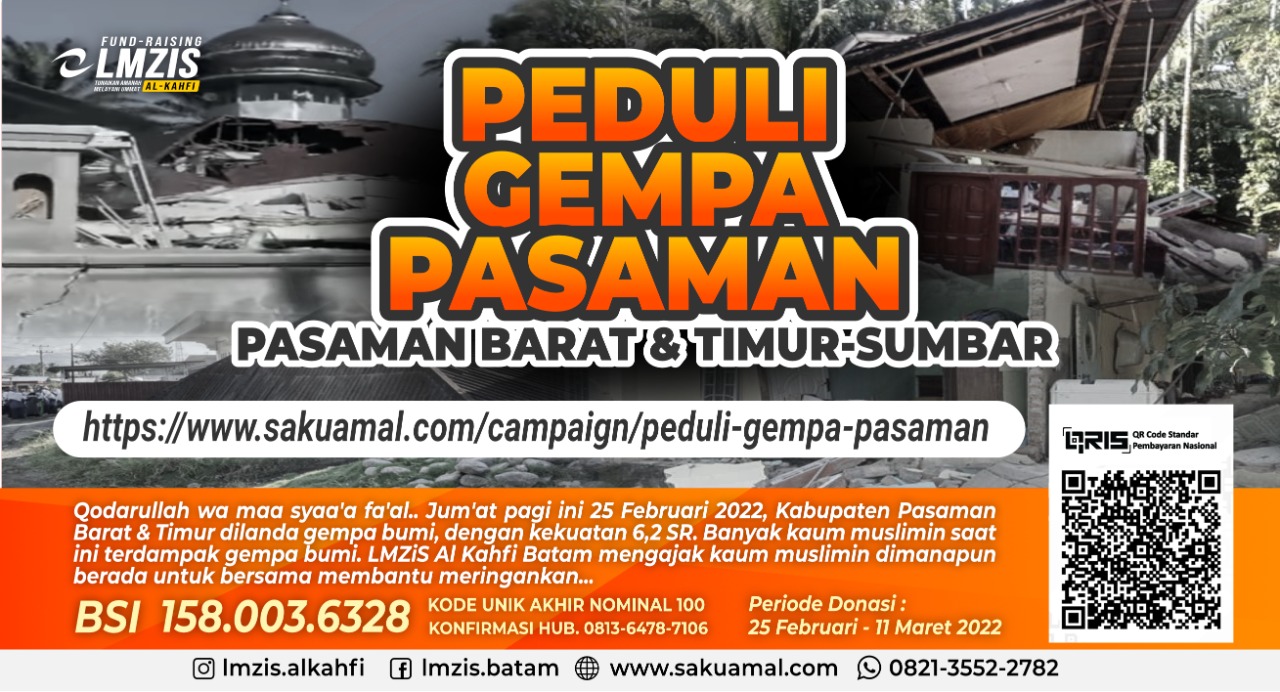 peduli gempa pasaman